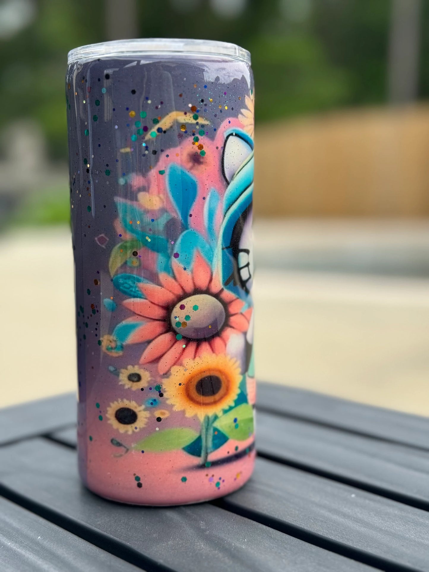 15 ounce Glow Cat Cup Tumbler Stainless Insulated