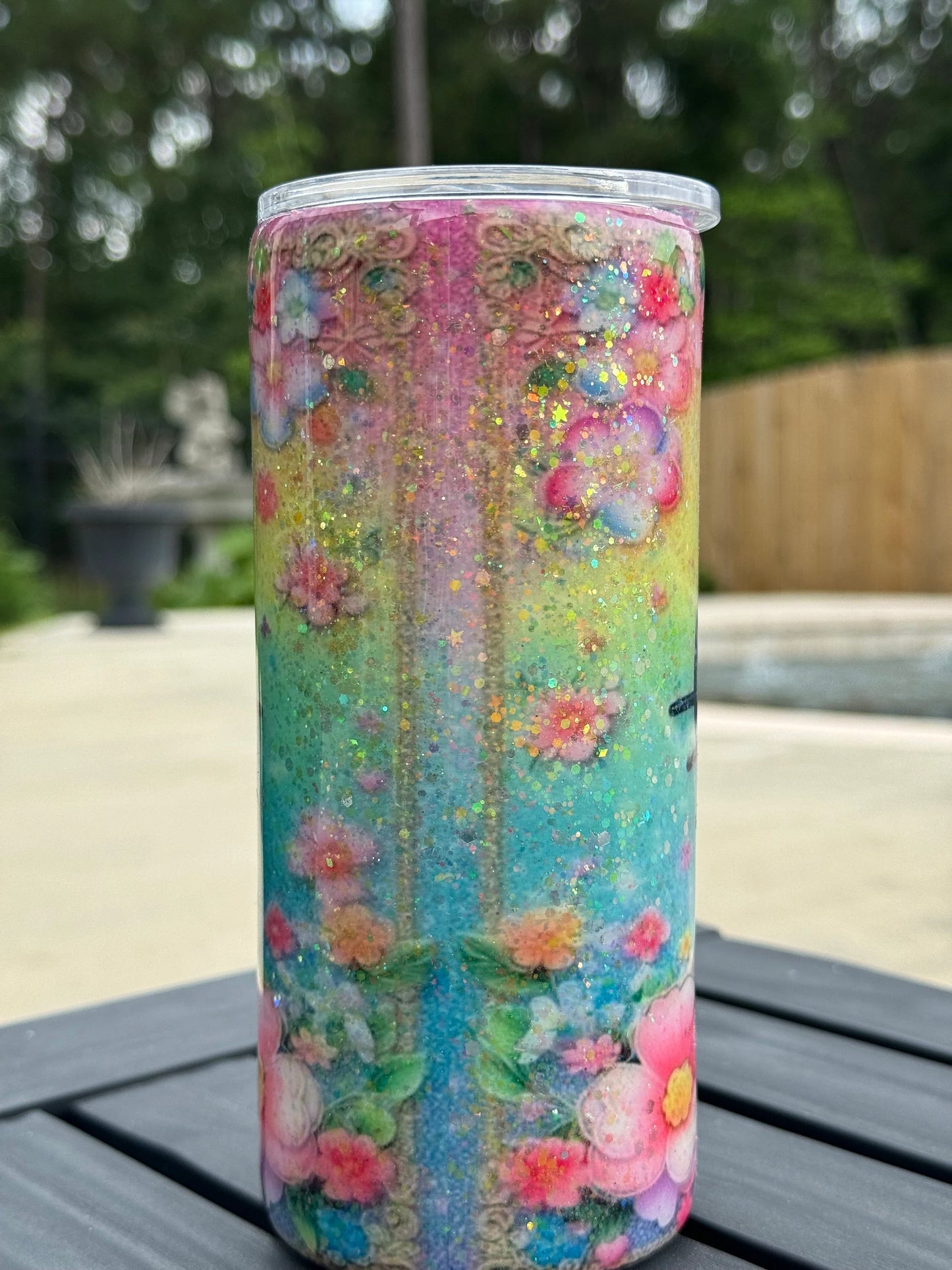 15 ounce Glow Cat Cup Tumbler Stainless Insulated