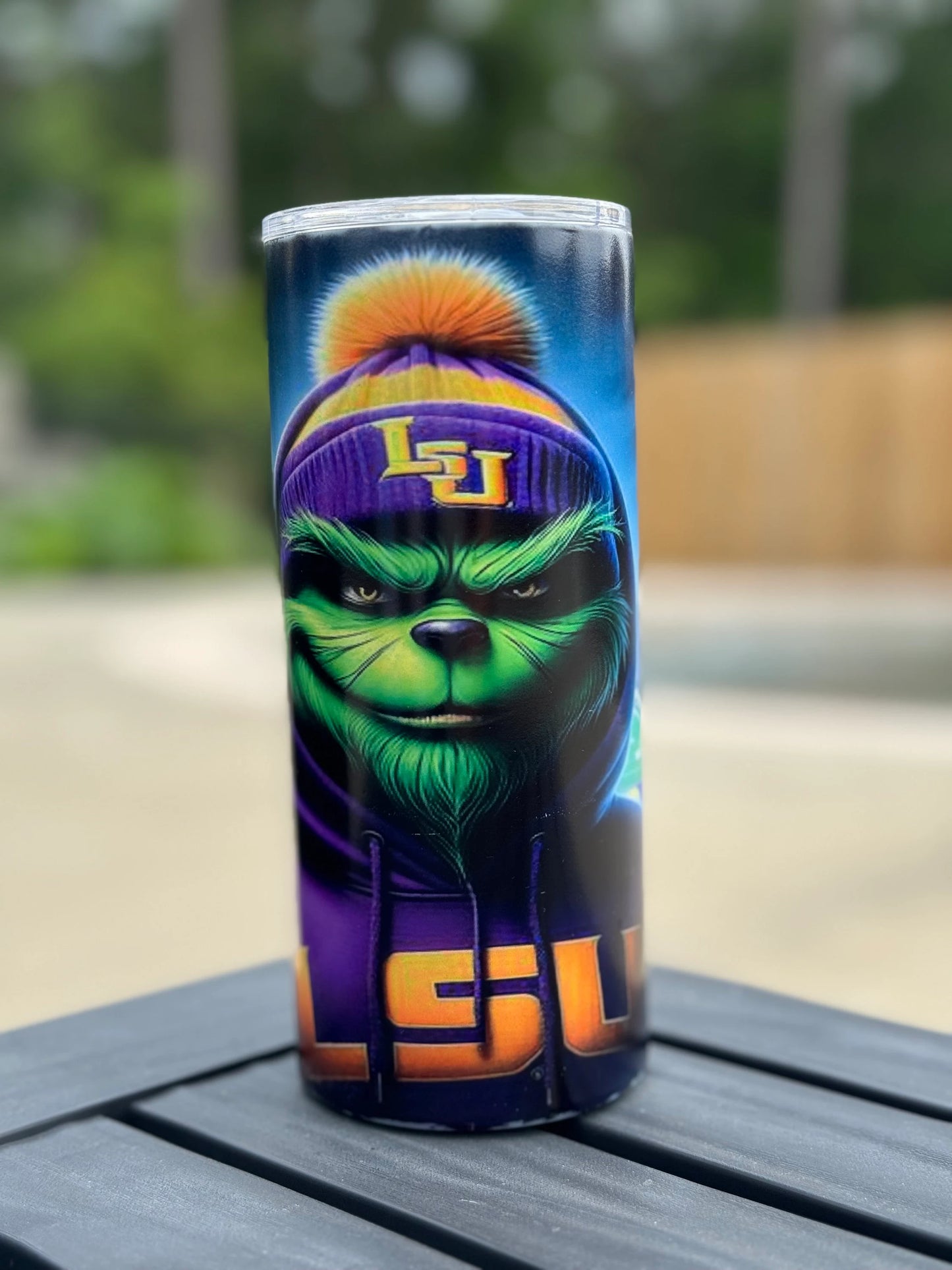 15 ounce Glow Baton Rouge Cup Tumbler Stainless Insulated