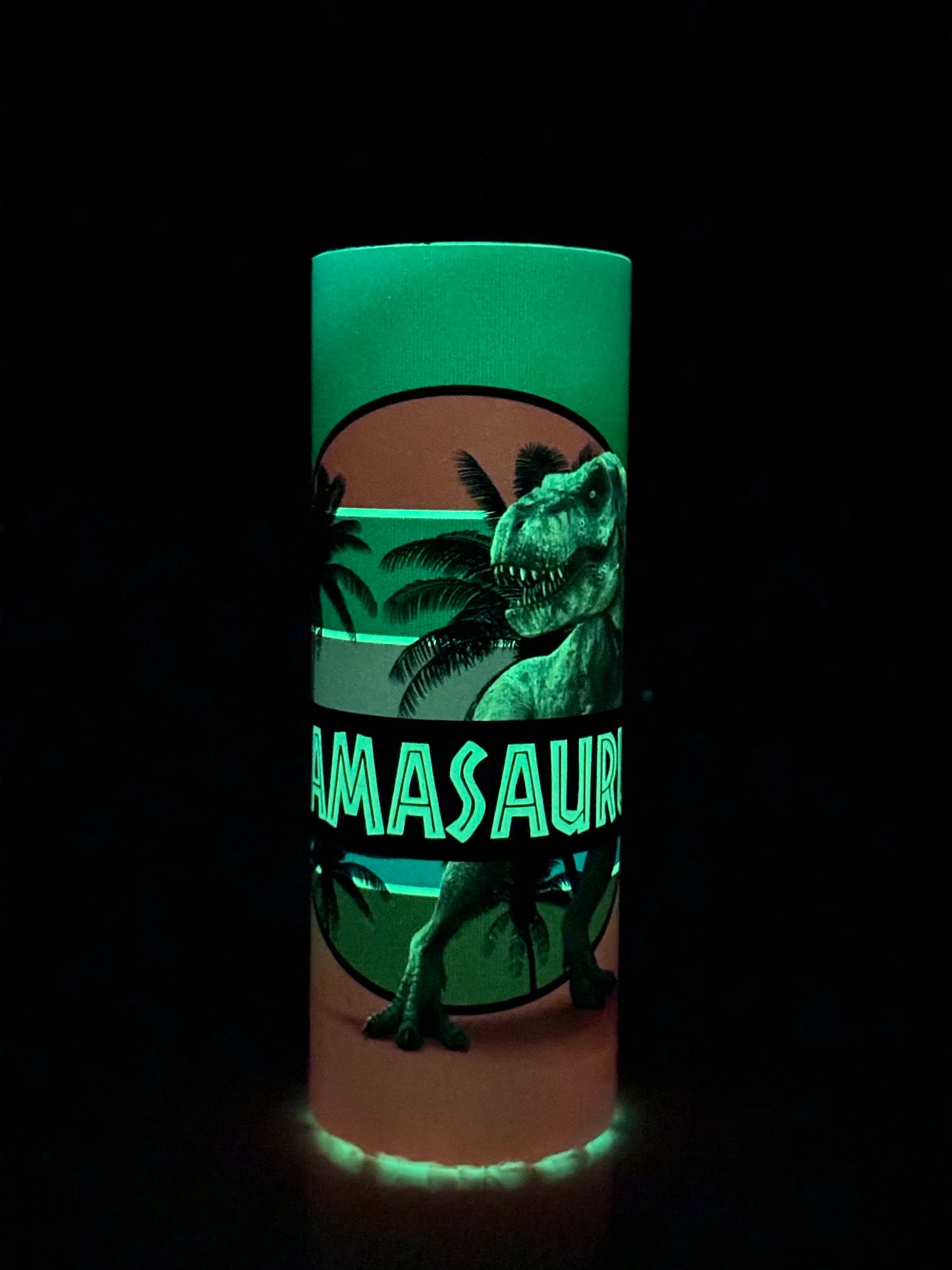 20 ounce glow color changing UV Cup Tumbler Stainless Insulated Mamasaurus