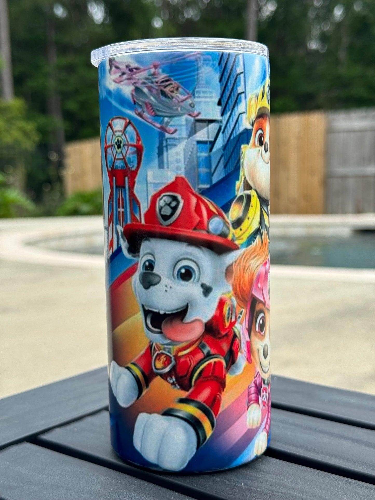 15 ounce Glow Puppy Cup Tumbler Stainless Insulated