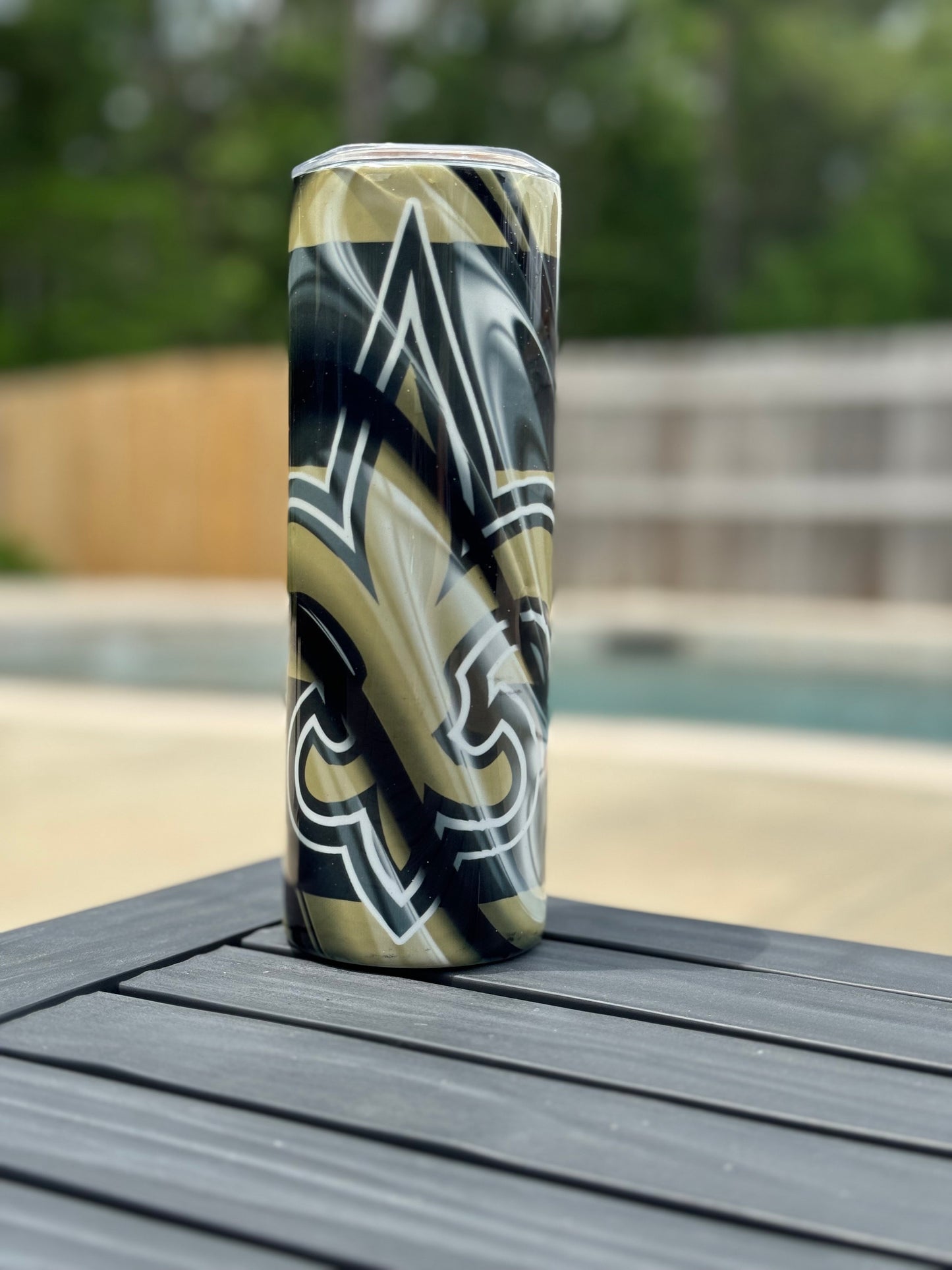 20 ounce New Orleans Cup Tumbler Stainless Insulated