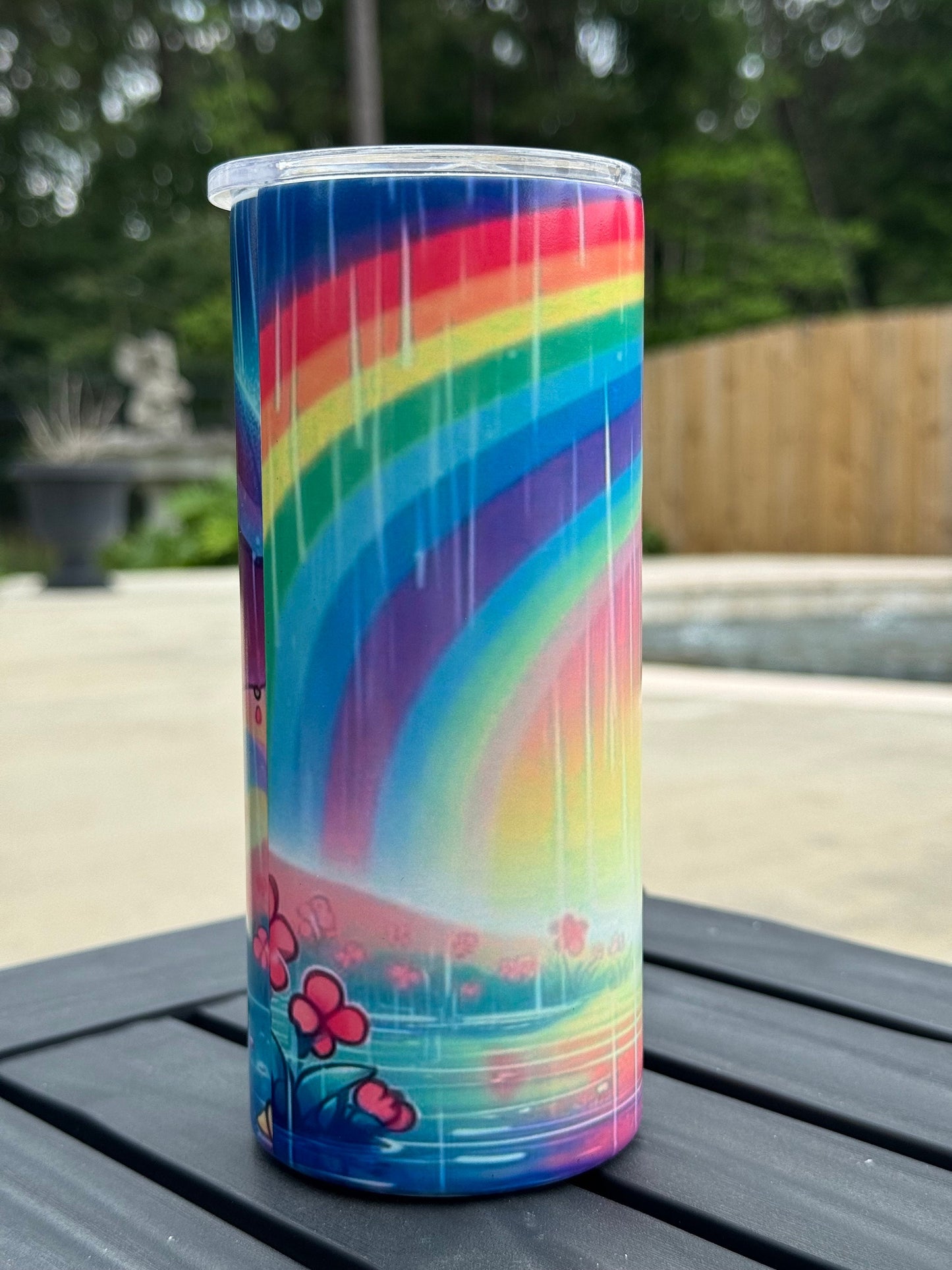 15 ounce Glow Cat Cup Tumbler Stainless Insulated